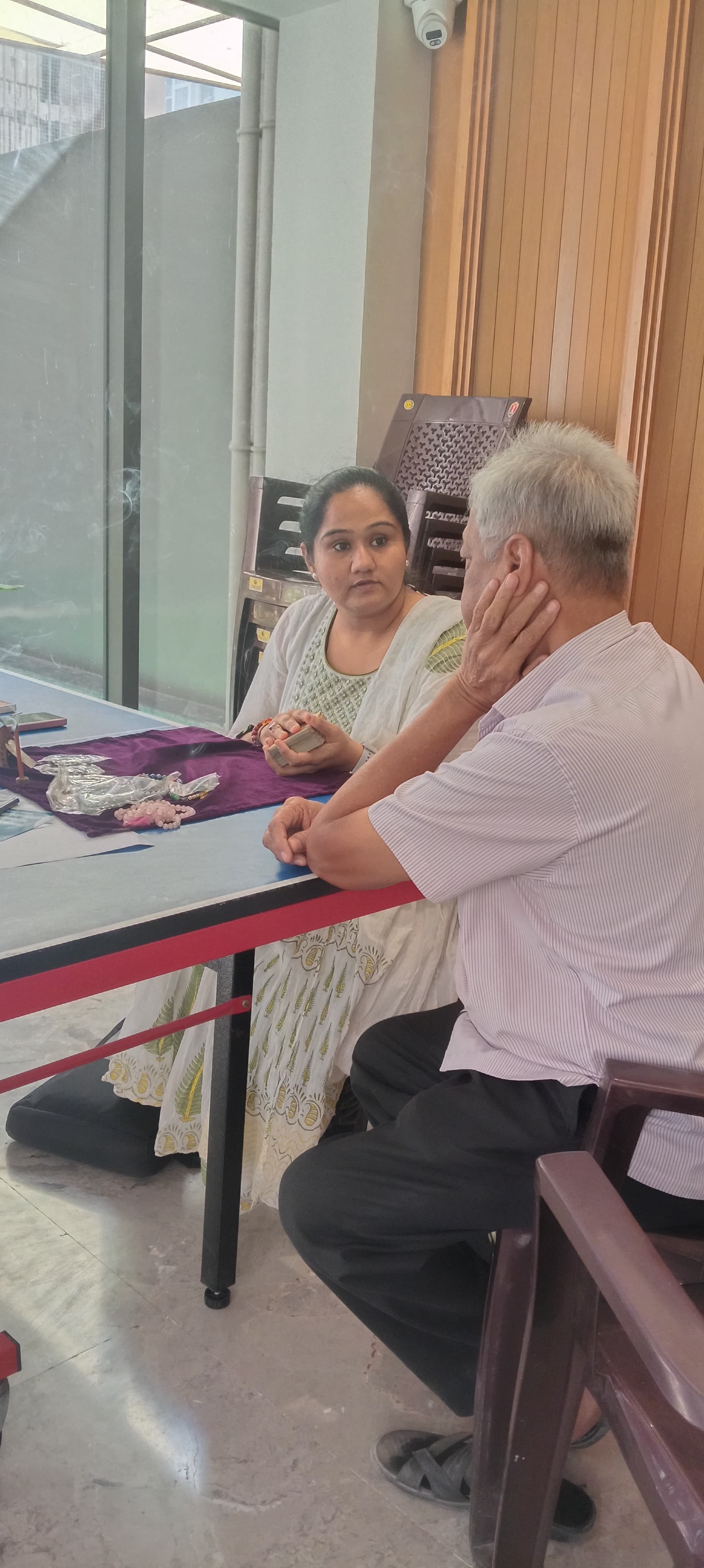 One-on-one spiritual guidance with tarot cards